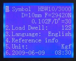 ISO6506, probador Brinell automático HBA-3000S de la dureza de ASTM E-10