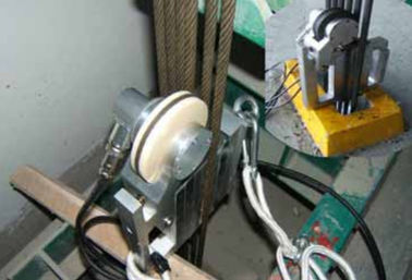 Detector ultrasónico del defecto de la cuerda de acero del equipo de prueba del metal de la cuerda de alambre del elevador HRD-150