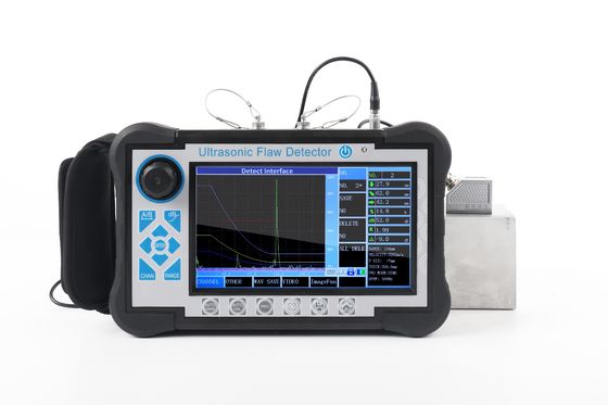 Función ultrasónica portátil de la calibración automática de la pantalla táctil del detector del defecto de la tarjeta del Sd