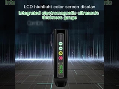 Introducción ultrasónica couplant del indicador de grueso del aire EMAT