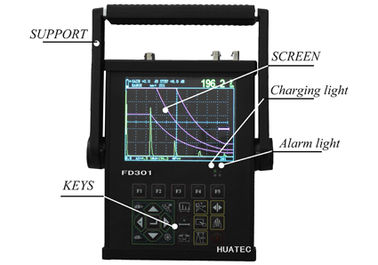 Alarma de ultrasonidos Flaw Detector FD301 para puerta y DAC DAC AVG &amp; B análisis 4A Dual