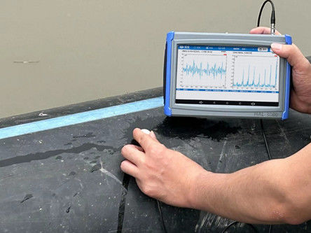 FFT Spectrum RMS ASL Detector de fugas de las válvulas de emisión de ondas acústicas de doble canal