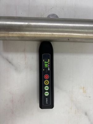 Un escáner B escanear EMAT acoplamiento de aire medidor de espesor ultrasónico con superficie de alta temperatura