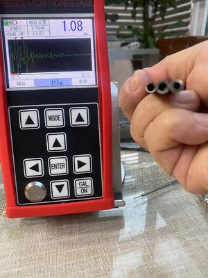 Un medidor de espesor ultrasónico de revestimiento penetrante de alta resolución, escaneo A, escaneo B, 0.001 mm