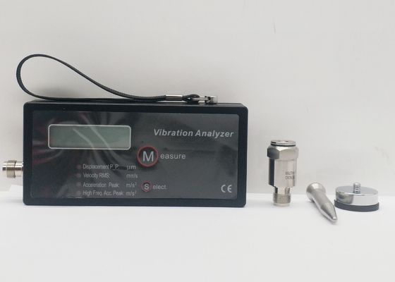 PDA piezoeléctrico del metro de vibración del Lcd Digital del sensor del transductor