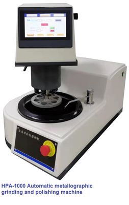 De la máquina de pulido del control del Plc de 6 muestras solo disco metalográfico y pulidora automático