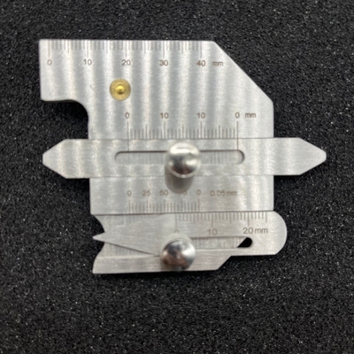 Borde de V-Wac que muerde hola-Lo el indicador de soldadura de la costura de Aws del micrómetro del espejo de inspección del indicador Mg-11